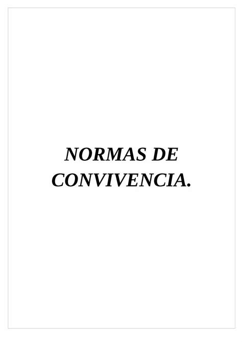 Pdf Normas De Convivencia Arcipreste De Hita · Normas De Convivencia Ies Arcipreste De