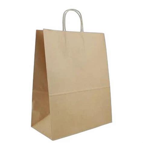 Brown Plain Paper Bag Thickness 2 Mm Capacity 2kg At Rs 400piece