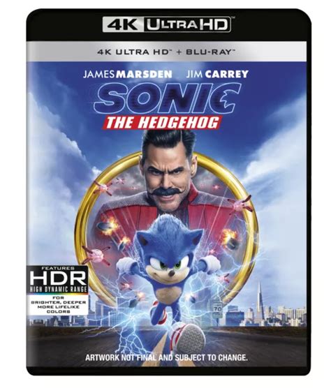 SONIC THE HEDGEHOG PG 4K Ultra HD Blu Ray 19 99 PicClick UK