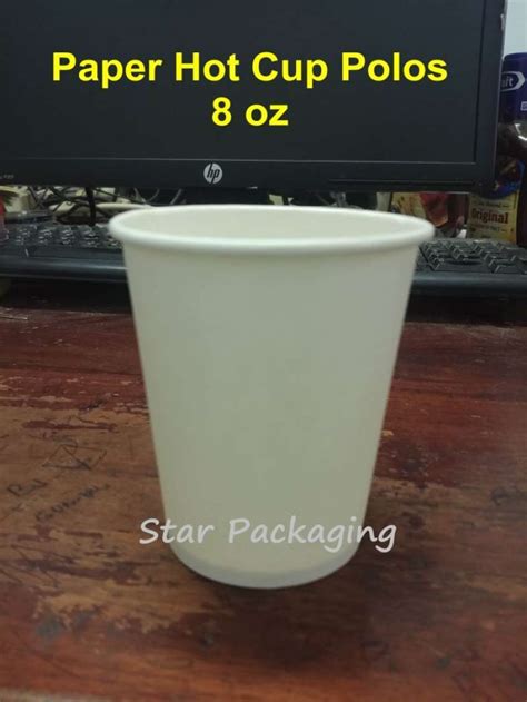 Promo Paper Hot Cup Gelas Kertas Minuman Panas 8 Oz Tanpa Tutup Diskon 36 Di Seller Odettee