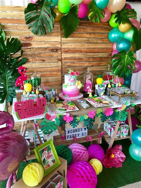 Flamingo Party Birthday Party Ideas | Photo 1 of 23 | Catch My Party