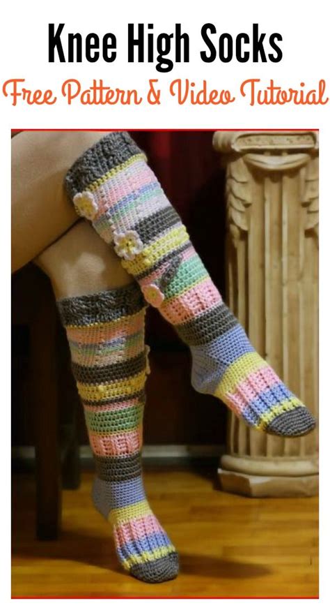 Knee High Socks Crochet Pattern Artofit