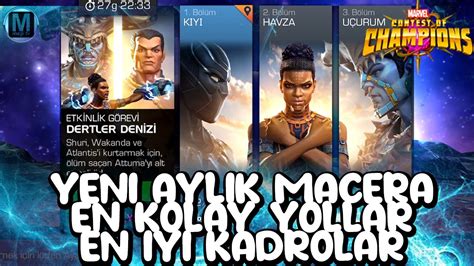 Yen Aylik Macera En Kolay Yollar En Y Kadrolar Mag Tv Mcoc