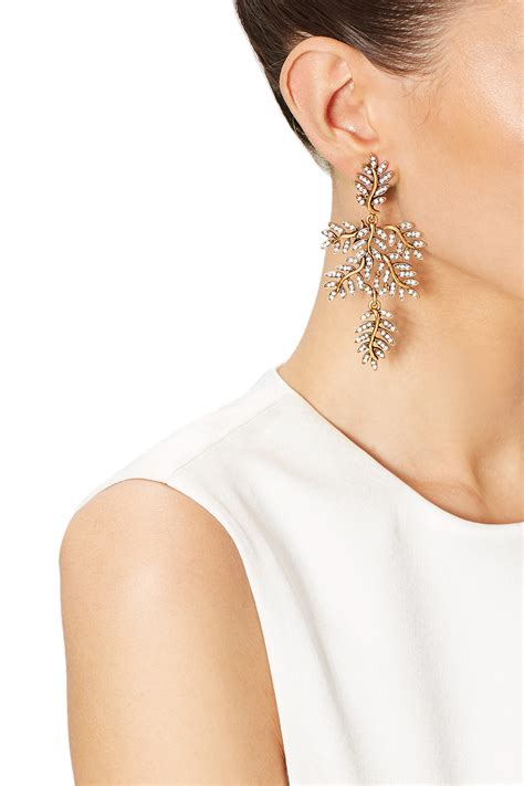 Oscar De La Renta Earrings Arabia Weddings