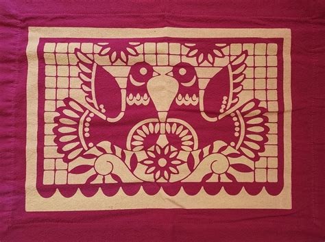 Placemats Papel Picado — Flor De Manta