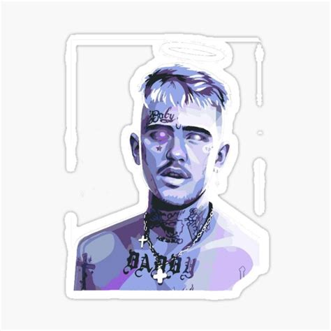 Lil Peep Sticker For Sale By Sucasfa Redbubble