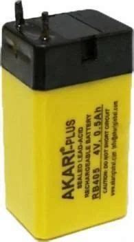 Akari Plus V Ah Sealed Lead Acid Rechargeable Battery For Mosquito