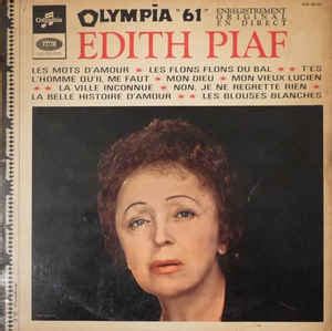 Edith Piaf Olympia Vinyl Discogs