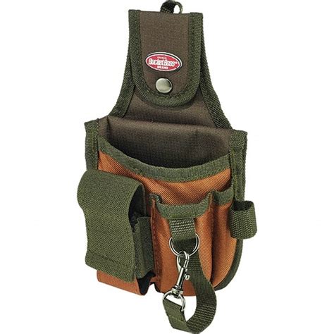 Bucket Boss Tool Pouch 5 Pockets Polyester Brown Msc Direct