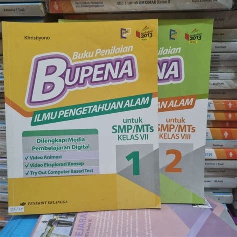 Jual BUKU BEKAS ILMU PENGETAHUAN ALAM SMP MTS KELAS 1 2 3 K13R ERLANGGA