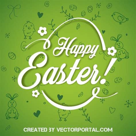 Happy Easter Poster Design Royalty Free Stock Svg Vector And Clip Art