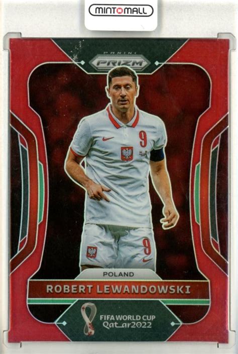 Mint Panini Prizm World Cup Robert Lewandowski Red