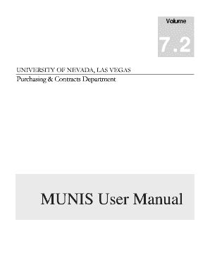 Fillable Online Unlv Purchasing Contracts Department Fax Email Print