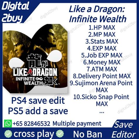 Like A Dragon Infinite Wealth Save Editor Ladiw Yakuza Cheats Mods