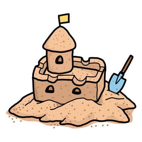 Best Sand Castle Illustrations Royalty Free Vector Graphics And Clip Art