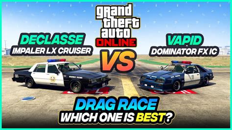 Gta V Dlc Car Impaler Lx Cruiser Vs Dominator Fx Interceptor Drag Race