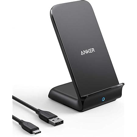 Anker PowerWave Stand Chargeur sans fil rapide certifié Qi 10W pour