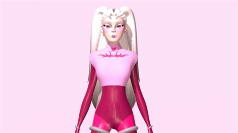 Cyber Girl Download Free 3d Model By Nataliareynier [2fa237e] Sketchfab