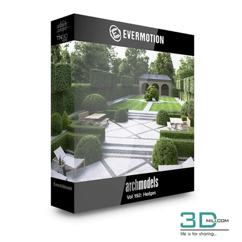 Evermotion Archmodels Vol 192 Hedges 3d Mili Download 3d Model