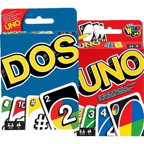 Jeu De Cartes Uno Mattel Jeu Familial Jeu D Enfant Cdiscount