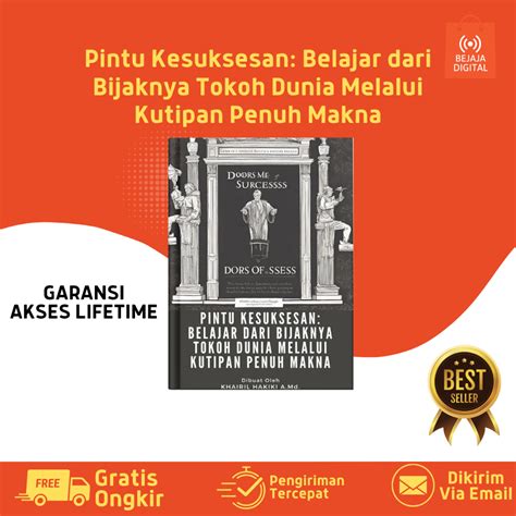 Jual Pintu Kesuksesan Belajar Dari Bijaknya Tokoh Dunia Melalui Kutipan