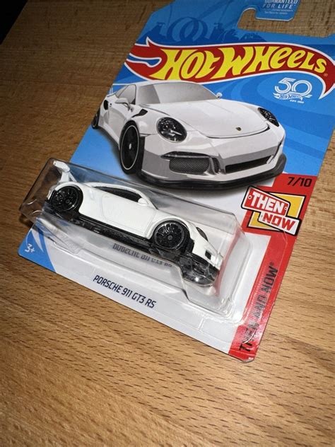 Hot Wheels Then And Now Porsche GT RS WHITE EBay
