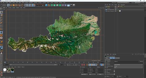 Austria Terrain 3d Map By Shustrik