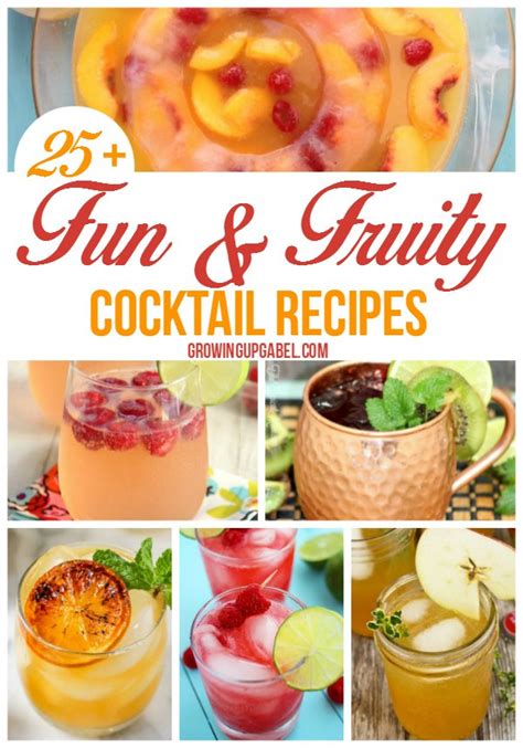 25 Fun And Fruity Cocktail Recipes