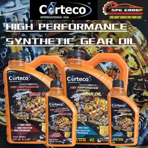 CORTECO ADVANCE FORMULA HIGH PERFORMANCE SYNTHETIC GEAR OIL SAE EP90