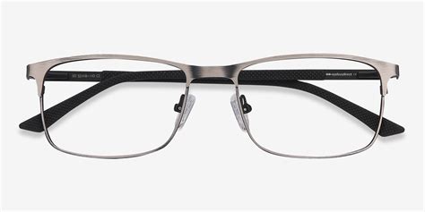 Wit Rectangle Gunmetal Full Rim Eyeglasses Eyebuydirect Canada