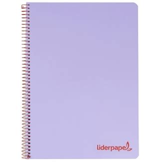 Liderpapel Wonder Bj Bloc Espiral Tama O A Tapa De Pl Stico