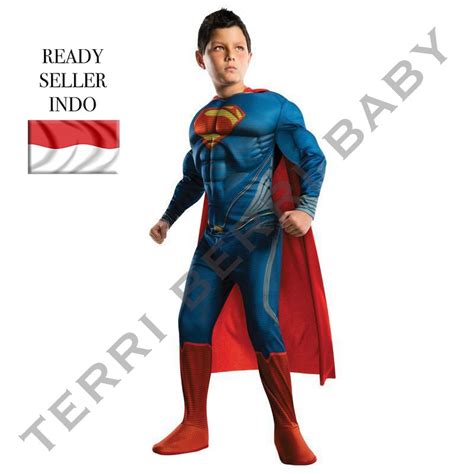 Jual Kostum Baju Superman Super Man Supermen Super Men Anak