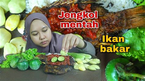 Mukbang Jengkol Mentah Ikan Bakar Sambal Terasi Mukbang Indonesia