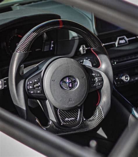 Carbon Fibre Steering Wheel Toyota Supra A Eldens Autobahn