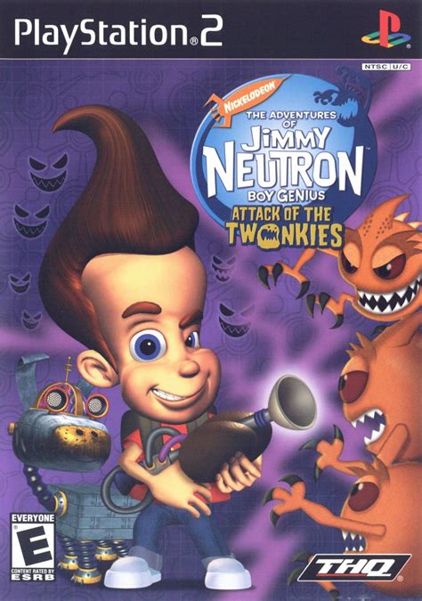 Jimmy Neutron Attack of the Twonkies Sony Playstation 2 Game