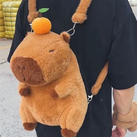 Jual Ransel Capybara 3D Jeruk Plushie Doll Boneka Shopee Indonesia