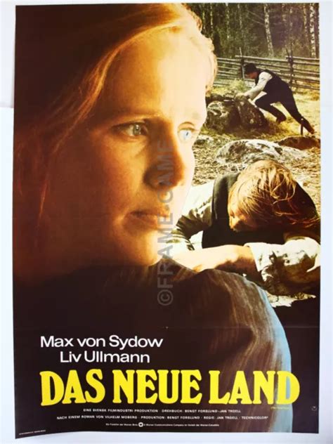 ORIGINAL FILMPOSTER FILMPLAKAT A1 Das Neue Land Max Von Sydow Liv