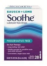 Soothe Preservative Free Lubricant Eye Drops at best price in Gurgaon