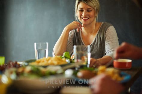 Family Eating Together Around A Table - Stock Photos | Prixel Creative