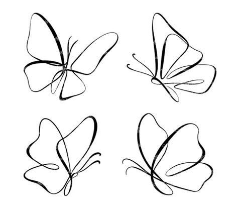 Butterfly Png Tattoo Butterfly Personalized Tattoo Design Etsy