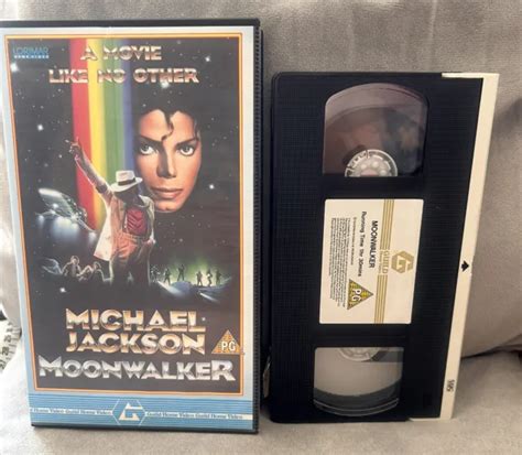 Vhs Michael Jackson Moonwalker Tape Excellent Vintage Condition £9 99 Picclick Uk