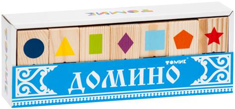 Настольная игра Домино Томик "Геометрические фигуры", детская ...