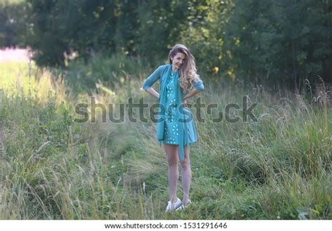 Sexy Blonde Walk Summer Park Urban Stock Photo 1531291646 Shutterstock