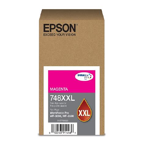 Ripley EPSON TINTA MAGENTA ORIGINAL 748XXL