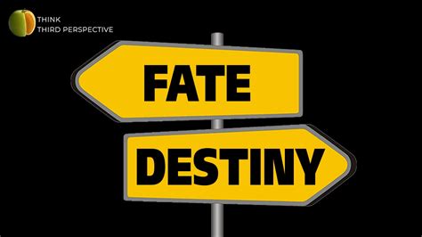 Difference between fate and destiny