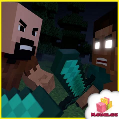 Minecraft Herobrine Vs Notch Animation