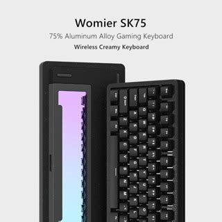 Womier Sk Mechanical Gaming Keyboard Rgb Aluminum Wireless Modes Gasket Hot Swappable