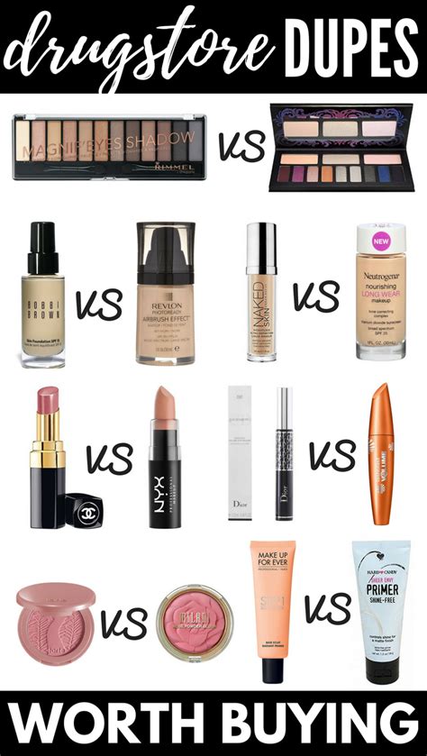 The Best Makeup Dupes 12 Drugstore Dupes For High End Products