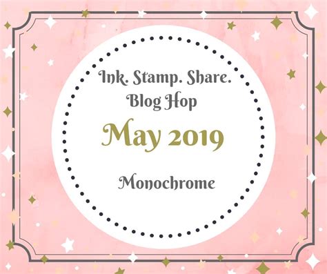 Tricia S Stamping Creations Ink Stamp Share Monochrome Blog Hop