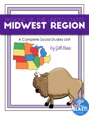 Fillable Online Regions of the United States: Midwest, Study Guide (5 ...